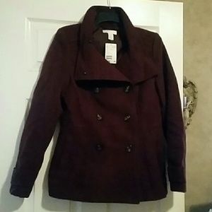 Burgundy Coat